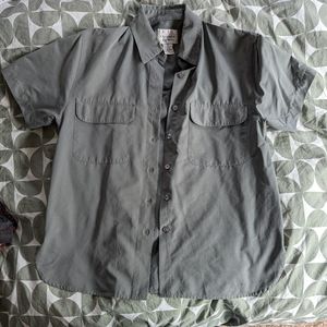 Christopher & Banks Women's Gray Utility Shirt Small
